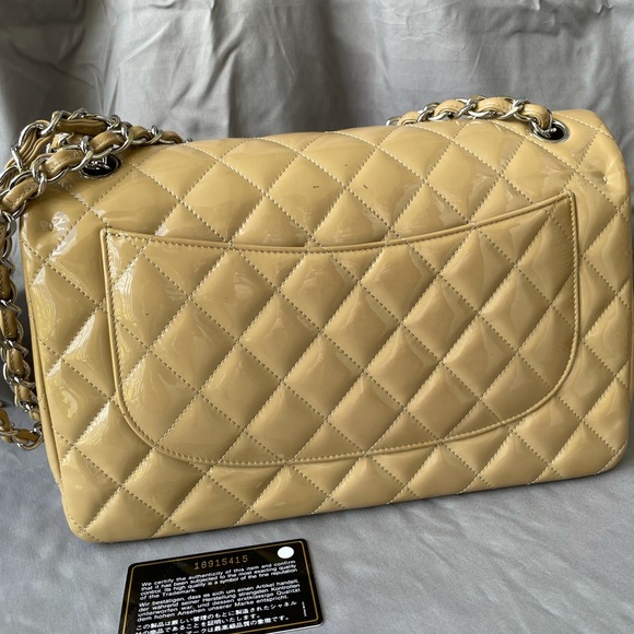**~SOLD~** Chanel Classic Double Flap Patent Leather - Picture 5 of 10